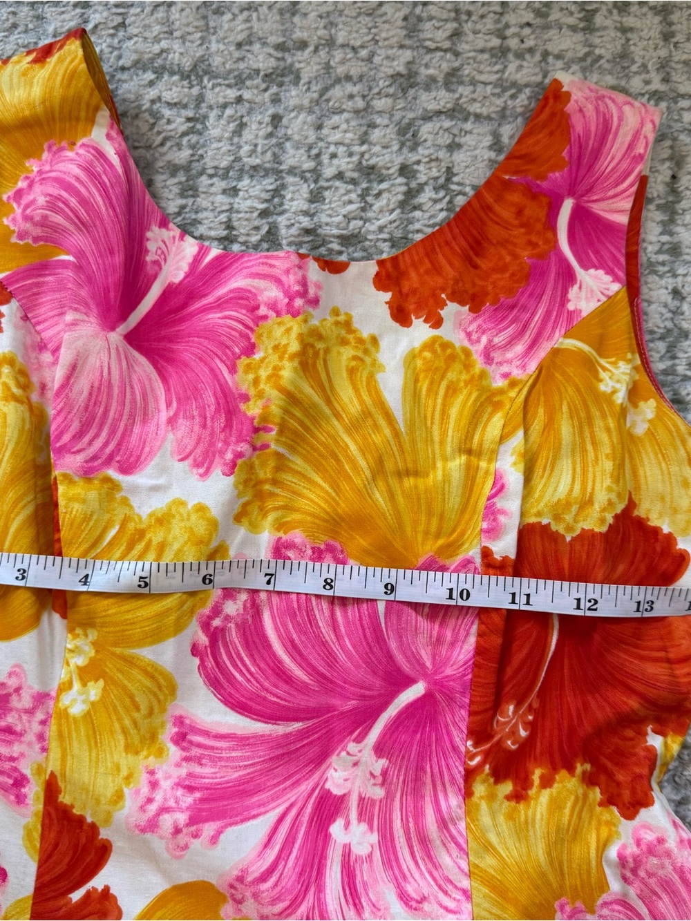 Vintage Tropical/ Made in Hawaii Floral Maxi Dress - Picture 3 of 8